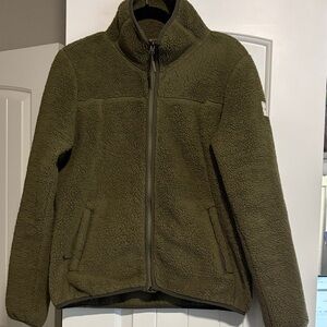 The North Face Olive Fleece Jacket